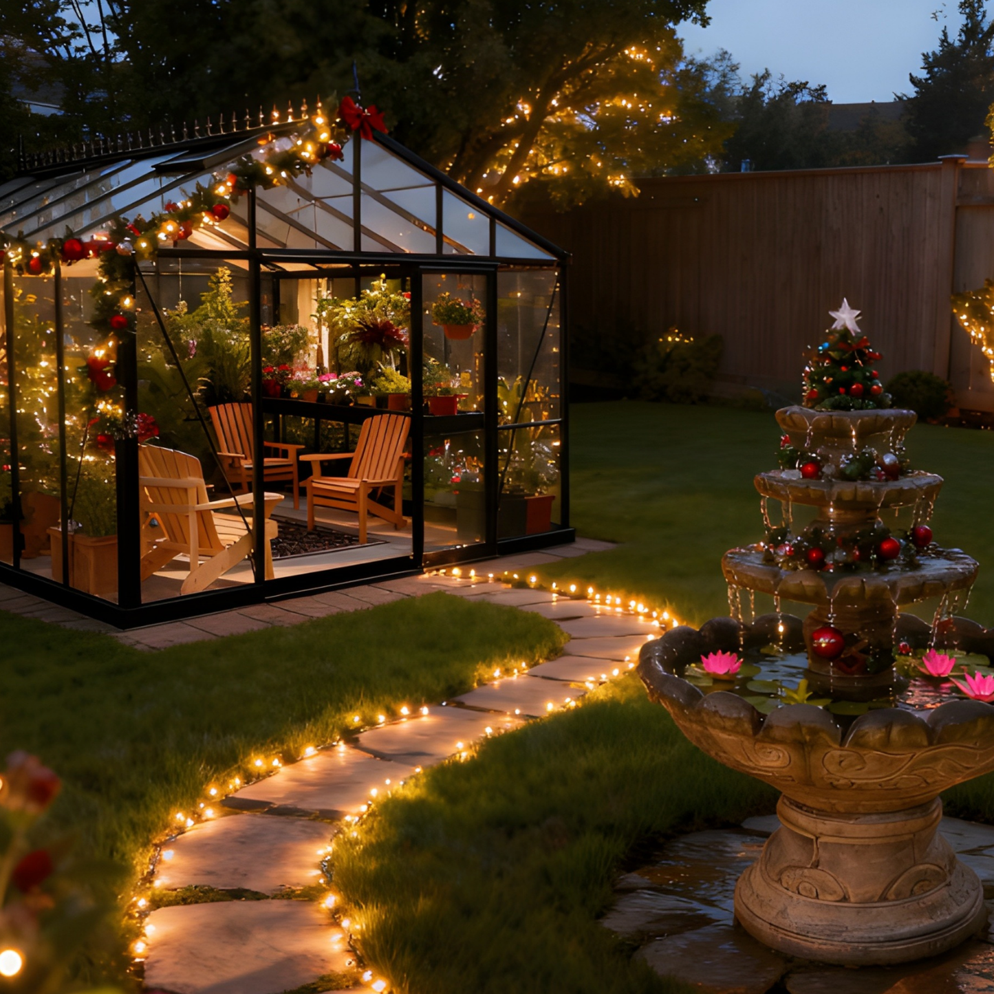 Royal Victorian Polycarbonate Greenhouse / Glass Hybrid